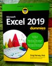 Excel 2019 For Dummies by Greg Harvey Like New Large Paperback Free Postage