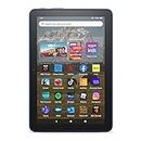 Certified Refurbished Amazon Fire HD 8 tablet | 8-inch HD display, 32 GB, 30% faster processor, designed for portable entertainment, 2022 release, with ads, Denim