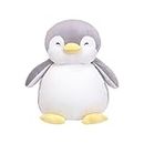 Zesta Penguin Soft Toy | Cute Baby Toys | Soft Toys for Girls - Soft Toy/Pillow for Home Decor or Gift for Girls - Grey