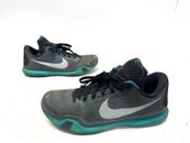 Nike Kobe X 10 Liberty Radiant Emerald Silver Shoes 705317-002 Men’s Size 12.5