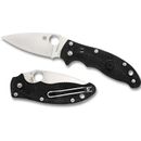 Spyderco Manix 2 Lightweight Folding Knife BD1N Plain Blade Black FRCP Handle