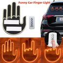 Middle Finger Gesture Light with Remote, Car Accessories for Men Gifts NEW