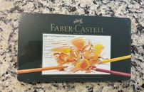 New Faber-Castell Polychromos FC110060 Tin Set of 60 Colored Pencils