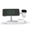 Rewyre Magnetic Wireless 5in1 Fast Charger f/ Air Pods/Smart Watch/iPhone 13 WHT