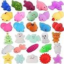 Resumplan Mochi Squishy Toys, 30 PCS Party Favors for Kids, Mini Kawaii Squishies Mochi Stress Reliever Anxiety Toys, for Birthday, Easter, Christmas,Classroom Prizes and Any Party Favor Sets