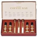 Thoughtfully Gourmet, Coffee Therapy Gift Set, Includes 4 Delicious Coffee Syrups, 2 Flavoured Sugars and 1 Cocoa Powder to Elevate Your Coffee