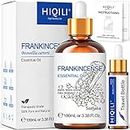 HIQILI Frankincense Essential Oil,100% Pure & Natural Undiluted,for Diffuser Meditate,Relax,Build Confidence - 3.38 Fl Oz