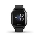 Garmin Venu Sq Music, GPS Smartwatch with Bright Touchscreen Display, Features Music and Up to 6 Days of Battery Life, Black