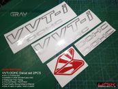 VVTi DOHC Vinyl Sticker Set 2PCS