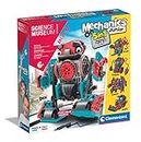 Clementoni 61360 Science&Play Mechanics Junior-Moving Robots-Building Set, scientifico, regalo per bambini dai 6 anni, giocattoli STEM, versione inglese, multicolore, 7,7 x 30 x 30 cm