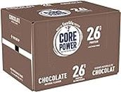Core Power Protein Drink, Chocolate, 414mL Bottles, Pack of 12