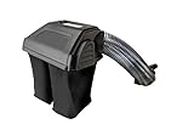 MTD Genuine Parts Double Bagger for 42 Inch and 46 Inch Lawn Tractors (2010 and After) - Clear, Flexible Tubing and Integrated Hood, Black