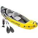 Intex Inflatable Explorer K2 Kayak Boat, Multi Color