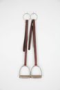 Used Classic Equine Stirrup Leathers 54" and Stirrup Irons 4 1/2"  Inv: 6063
