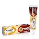 Poligrip Power Max Power Hold Plus Seal Denture Adhesive Cream, Denture Cream for Secure Hold and Food Seal, Flavor Free - 2.2 oz