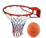 Toyshine Professional Heavy Duty (58 X 47Cm) Basketball Stand with net and 7 no Basketball - SSTP