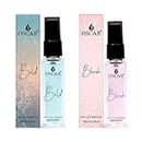 Oscar Blush & Bold Mini Perfumes For Women 8ml (Pack Of 2) | Notes Of Sweets & Sandalwood | Long Lasting | Fresh Fragrance | Edp For Women & Girls