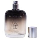 WANI Oud Initial 50ml Pheromone For Men Water Based Eau De Perfume, Alcohol Free Long Lasting Arabic Fragrance, Lavender Agarwoood