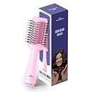 Winston Hair Blow Brush - Pink 1200 Watts | Hair Volumizer Brush, Hair Dryer, Blow Dryer, Blow Brush for Hair Styling, Hot Air Brush with Activated Charcoal Bristles