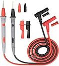 SG FLASH Republic Multimeter Test Leads Kit with Alligator Clips and Plunger Test Wire, Silicone Material Resistant to high and Low Temperature, Hooks Test Probes 1000V 20A CAT | 2000 Counts