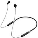 Wireless Earphones Bluetooth for Samsung Galaxy A34 Neckband Gaming Music Sound Quality Sweat Proof Sports Professional 5.1 Stereo Sport Hi-Fi Sound Calling with Mic - (Black, ST.E Duet)