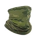 QMFIVE Tactical Camouflage Scarf, Men and Women Multi-purpose Military Headband Style Head Wrap Face Mesh Neckerchief for Combat,Hunting,Climbing,Hiking,Cycling Outdoor activity (B-WL)