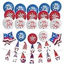 TOG 22Pcs Patriotic Decorations Stars Foil Balloons American Flag Party Supplies B dwarf banner|Home & Garden | Home Decor | Other Home Decor