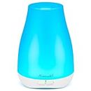 Homeweeks Diffusers, 100 ml Colorful Essential Oil Diffuser with Adjustable Mist Mode,Auto Off Aroma Diffuser for Bedroom/O.