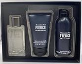 Fierce Eau de Cologne Gift Set for Men - (1.7 oz) Cologne, Hair & Body Wash and Body Spray