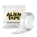 ALIENTAPE Nano Double Sided Tape, Multipurpose Removable Adhesive Transparent Grip Mounting Tape Washable Strong Sticky Heavy Duty for Carpet Photo Frame Poster Décor As Seen On TV (1 Roll)