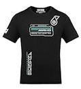FastBend TF 385 - AM GTechP etronas Form ula One Racing Funky Automotive Offroad Car Racing Premium Cotton Tee Tshirt (X-Large) Black