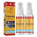 Tiger Pain Spray,Tiger Oil Joint Relief Spray,Muscle Soothing Spray,Spray for Muscle Sprains,Natural Herbal Instant Pain Relief Oil Spray,Fast Relief of Sore Muscle Pain,30ML,2PC