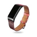 Ubervia® Compatible with Fitbit Charge 4/Charge 3/SE Bands for Women Men,Genuine Leather Wristband Strap Blacelet Replacement for Charge 4 & Charge 3 & Charge 3 SE Fitness Tracker