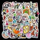 Sticker Junkies Dragon Ball Stickers Z Cartoon Waterproof Anime Stickers Vinyl Water Bottles Laptop Skateboard Car Motorcycle Bicycle Phone Computer Luggage Graffiti Patches Pack of 50