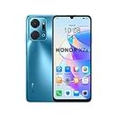 HONOR X7a Mobile Phone Unlocked, 6.74-Inch 90Hz Fullview Display, 50MP Quad Camera with 5330 mAh Battery, 4 GB+128 GB, Android 12 Ocean Blue (Renewed)