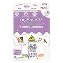 My Little Genie Flash Cards Young Linguist (Set of 5) - 54 Quro Cards for Age Group of (21Months - 3Years) | Smart Learning & Educational Toys for Kids Early Brain Development