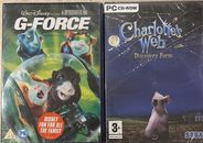 PC Video Games for Kids Charlottes Web Discovery Farm& G-force Christmas 🎄 Gift