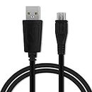 CELLONIC® Câble Micro USB vers USB A charge et data compatible avec Sony Dualshock 4 / PS VR Aim Controller 2.0 1A PVC noir 1m console manette gaming
