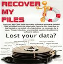 Recover My Files Data Recovery Software Professional Easy Use PC Laptop Computer
