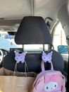 2pcs/set Girl's Kuromi Car Seat Headrest Hooks for Storage | Car Accessories