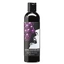 Earthly Body Gushing Grape Flavoured Edible Massage Oil, Transparent 237 milliliters