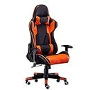 Professional Gaming Chair, Computer Gaming Chair, Ergonomic Computer Chair with Reclining Chair with Headrest and Lumbar Support Video Game Chair for Adults Teens Desk Chair(footrest) (red) little