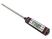 R-tek (DEVICE) ® Digital LCD Cooking Food Meat Probe Kitchen Bbq Thermometer Temperature Test Pen, Black/White