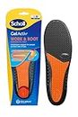 Scholl GelActiv Work & Boot Insoles for Men, All Day Comfort at Work, Shock Absorption and Comfort Cushioning with GelWave Technology, UK Size 7-12