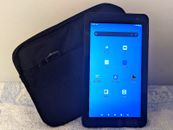 BUNDLE of Black 7" Tablet & Case Android 10 OS Wifi 2GB Ram 16GB Storage - NEW