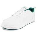 Campus OG-D4 White Sneakers for Men | Trendy Casual Sneaker Shoes from Water-Resistant Upper | Super-Soft Insole | Secure and Supportive Lace-Up Closure