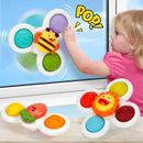 Juguetes giratorios con ventosa 3 piezas juguetes giratorios para bebés para 1 niño de 2 años regalos