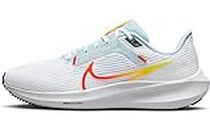 Nike W AIR Zoom Pegasus 40-White/Picante RED-Blue Tint-Laser ORANGE-DV3854-102-4UK