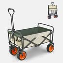 Folding Beach Wagon Cart Trolley Garden Outdoor Picnic Camping Sports Market Col