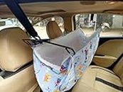 Schola Cotton Cradle for Car with Zipper and Net | Comfortable for Long Car Rides | Travelling Cradle I Travelling Juhla I Car Hanging Juhla/Cradle I Multicolor